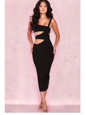 House of CB , black bodycon dress